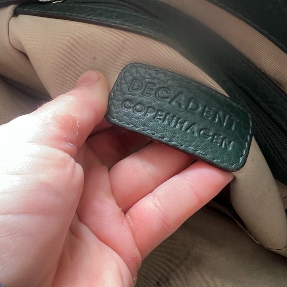 Decadent Copenhagen Scarlet Shopper in Green - Picture 9 of 10